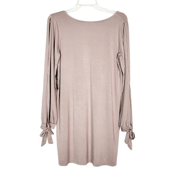 LULUS Glory of Love Taupe Shift Dress - Picture 3 of 6